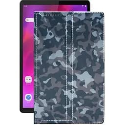 Чехол StatusCASE из экокожи для планшета Lenovo Tab K10 Хаки-синий