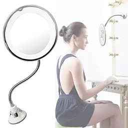 Дзеркало гнучке на присосці косметичне 5X Ultra Flexible Mirror - мініатюра 2