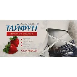 Фиточай Тайфун Клубника для похудения 60 г (30 шт. х 2 г)