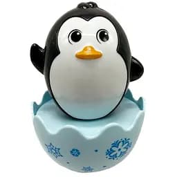 Детская неваляшка "Пингвинчик" 657-55(Black) 7,5 см, погремушка