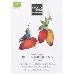 Шоколад Chocolate Organiko Dominican Republic черный органический 70% 50 г (873239)