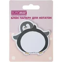 Блок паперу для нотаток Buromax Funny Animals з клейким шаром 75х75 мм 30 аркушів в асортименті (BM.2381-76) - мініатюра 5