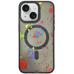 Чохол Epik TPU+PC Flush with MagSafe для Apple iPhone 14, 6.1 Titanium black