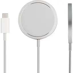 Бездротовий зарядний пристрій з магнітом MagSafe Charger 15W для iPhone AirPods