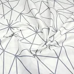 Простирадло Cosas на резинці 90х200 shadow lines, білий (ShadowLines_90x200x20) - мініатюра 4