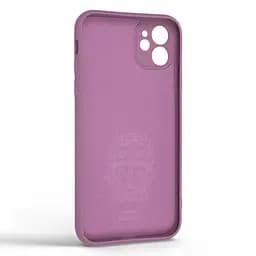 Силиконовый чехол для Apple iPhone 11, Icon Ring, фиолетовый, панель-накладка, с кольцом-подставкой на 360°, противоударный, возможность использования магнитных держателей, ArmorStandart (ARM68651) - мініатюра 2