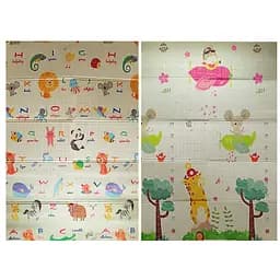 Детский Термоковрик двусторонний складной Bambi K6601-6, 180 х 120 х 0,8 см