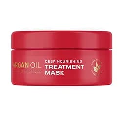 Живильна маска з аргановою олією Argan Oil from Morocco Deep Nourishing Treatment Mask Lee Stafford 200 мл - мініатюра 2