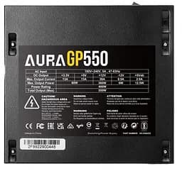 Блок живлення GAMDIAS AURA GP550 550W (4712960136984) - мініатюра 5