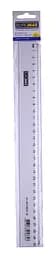 Линейка пластиковая, 30 см, прозрачная, в блистере, 8 шт. в упаковке