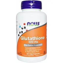 Глутатіон Now Foods Glutathione 500 мг 60 вегетаріанських капсул