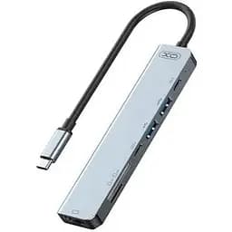 Концентратор XO HUB008 7 in 1 Black