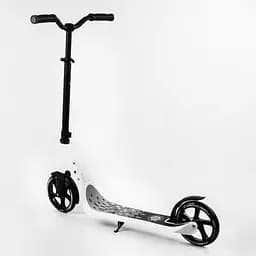 Самокат Best Scooter 92х48х104 см Чорно-білий 000231607 - мініатюра 4