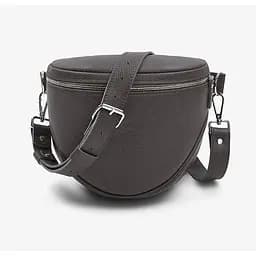 Шкіряна сумка поясна-кроссбоді Vacation графіт флотар