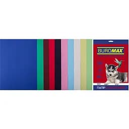 Набір паперу Buromax Dark+Pastel А4 50 аркушів 10 кольорів (BM.27211150-99)