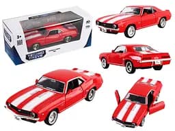 Автомодель Chevrolet Camaro 1969, 250336, червоний