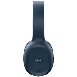 Навушники накладні бездротові Havit HV-H2590BT PRO blue (HV-H2590BT-PRO) - мініатюра 4
