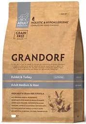 Сухий корм Grandorf Rabbit & Sweet Potato Adult All Breeds із кроликом та індичкою для дорослих собак усіх порід 10 кг (5404009594129)