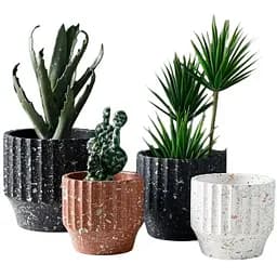 Горшок для цветов Led Nacar 13 х 13 х 11.5 см без поддона в ассортименте (A040042)