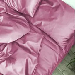 Простыня на резинке MirSon Satin Light Pro 10-020 Dusty pink 80x190 см розовая (2200011024868)