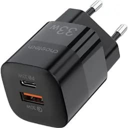 Зарядний пристрій для смартфона Choetech PD5006 33W Fast Charger QC3.0/PD/PPS Black - мініатюра 2