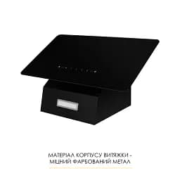 Витяжка декоративна похила Weilor Aura Wds 53 Black - мініатюра 8