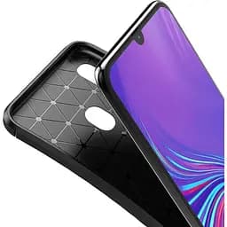 Чохол-накладка Toto TPU Carbon Fiber 1.5 mm Case Samsung Galaxy A20/A30 Dark Blue - мініатюра 3