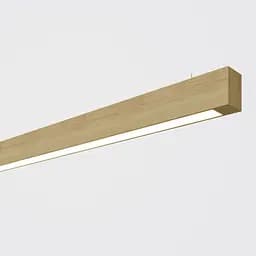 Деревянный светодиодный линейный светильник X-LED 50Вт (985х100х78)