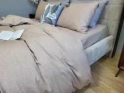 Комплект постільної білизни Washed Cotton з вареної бавовни ніжно-рожевий Anise - мініатюра 4