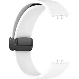 Ремешок DK Silicone Sport Magnetic для Samsung Galaxy Fit3 (R390) (white / black)