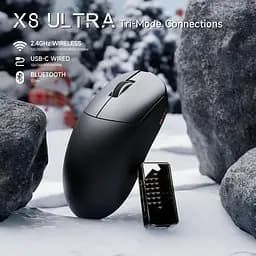Миша Attack Shark X8 Ultra Wireless (AS-6972792471846-B) Black (G-000003625) - мініатюра 7