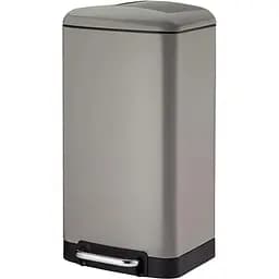 Ведро для мусора Kela Davino с педалью 30 л серое (10907)