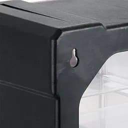 Вертикальний органайзер для дрібних інструментів 19" 475*380*160 м 39 лотків INTERTOOL BX-4015 - мініатюра 5