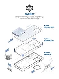 Силиконовый чехол с MagSafe для Apple iPhone 15 Plus, ICON2 MagCase, синий, противоударный, панель с мягкой подкладкой, защита всего корпуса, поддержка беспроводной зарядки, совместим с защитными стеклами и пленками, ArmorStandart (ARM72741) - мініатюра 6