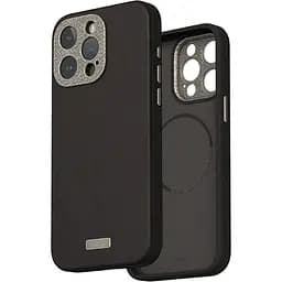 Чохол-накладка Moshi Napa Slim Hardshell Case Midnight Black для iPhone 15 Pro Max (99MO231104)