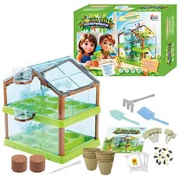Ботанічні експерименти 18415 4FUN Game Club, теплиця, насіння, інструменти, в коробці (6945717414013)