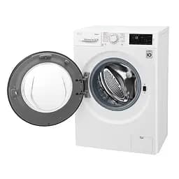 Пральна машина LG з фронтальним завантаженням F2J5HS6W, 7кг, 1200, A+++-10%, Пар, глибина 45см, Дисплей, Інвертор, Білий (F2J5HS6W) - мініатюра 4