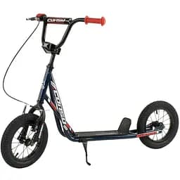 Детский самокат Corso 40х15х83-95 см Черный 000231506