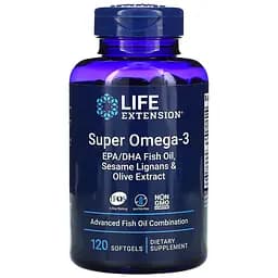 Жирні кислоти Life Extension Super Omega-3 120 капсул