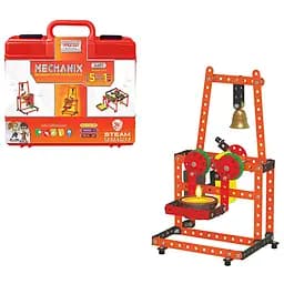 Конструктор Zephyr Mechanix Aarti металлический с электромотором 207 элементов 5 моделей