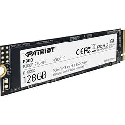 SSD накопичувач Patriot P300 128 GB M.2 NVMe 2280 PCIe 3.0 3D TLC P300P128GM28