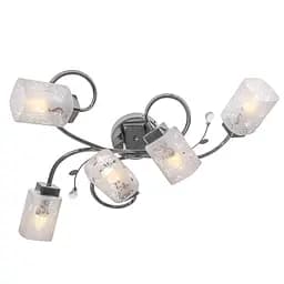 Люстра стельова Brille в спальню E14 40W AN (LK-626C/5) - мініатюра 3