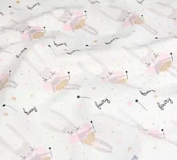 Пелюшка багаторазова Cosas непромокаюча Bunny Fairy 100x120 см, рожева - мініатюра 4