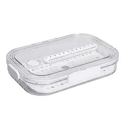 Контейнер для зберігання продуктів 32.5*22.5*6 см, білий Yiwu HP-27-6 - мініатюра 19