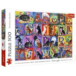 Пазл Trefl Котячий алфавіт 500 ел. (37527)