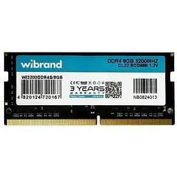Модуль пам'яті для ноутбука SoDIMM DDR4 8GB 3200 MHz Wibrand (WI3200DDR4S/8GB)