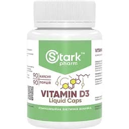Вітаміни Stark Pharm Vitamin D3 Liquid капсул 2000 мг 90 капсул