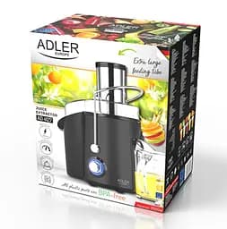 Соковижималка 1000 Вт Adler AD 4127 отвір для фруктів 75 мм - мініатюра 6