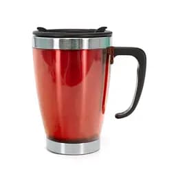 Термокружка Banquet Avanza з ручкою, 350 мл, червоний (48TPS9012R-AZ)