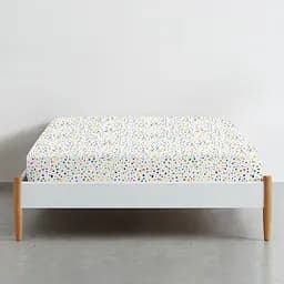 Простирадло Cosas на резинці 80х190х25 dots, зелений (ColorBlotsV6-6662_80x190x25) - мініатюра 2
